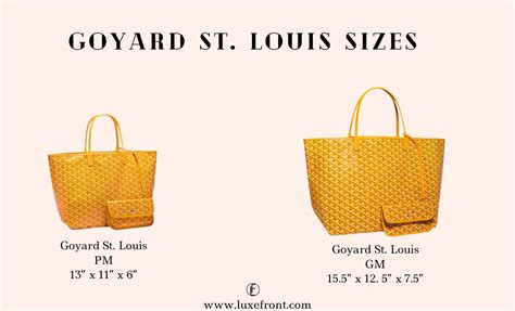 goyard st louis tote knock off|Goyard st louis pm size.